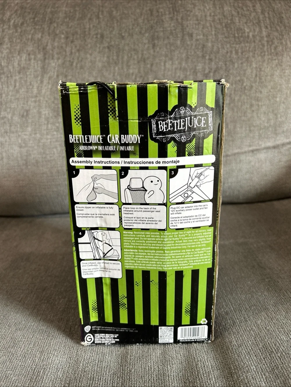 Gemmy Airblown Inflatable Beetlejuice CarBuddy Halloween